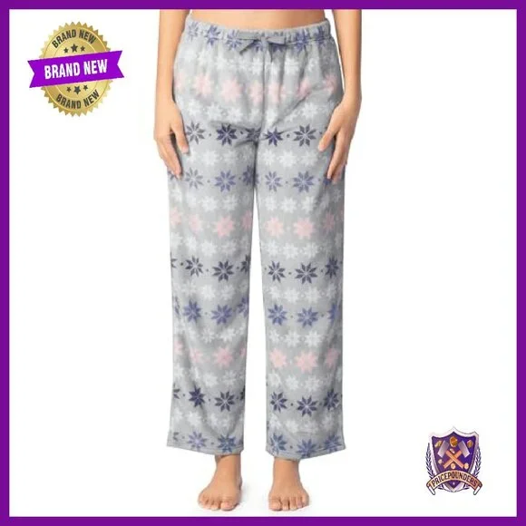 Soft Jersey Crewneck & Fleece Pant Sleep Set - Cozy Two-Piece Pajamas